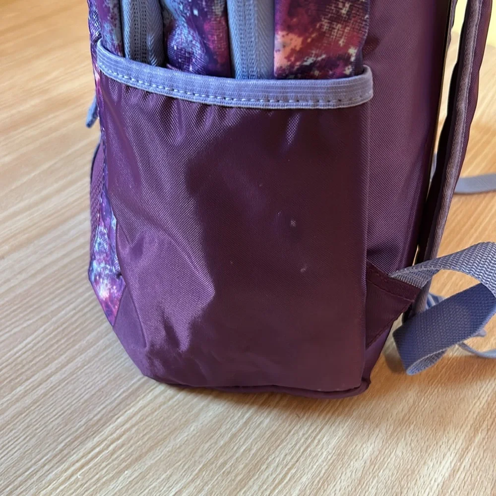 Fuel backpack and lunch bag purple galaxy print NWT